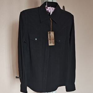 Miller Ranch International Women's Black Button Down Shirt